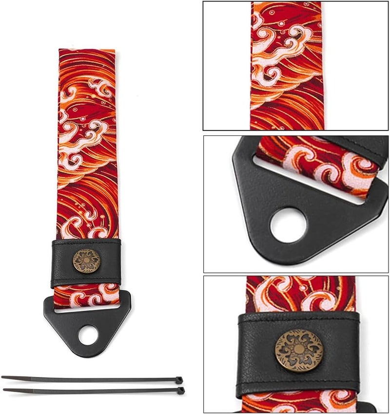 RASTP Car Front Bumper Tow Strap(Waves Red) - Image 3